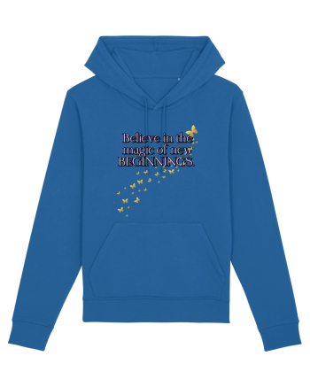 Belive in the magic new beginnings Royal Blue