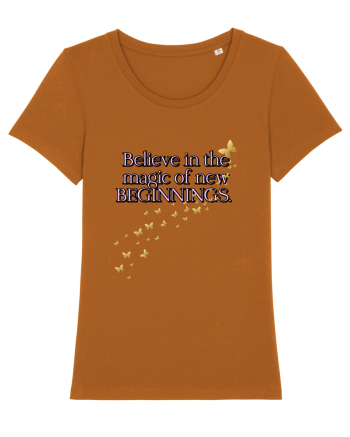 Belive in the magic new beginnings Roasted Orange