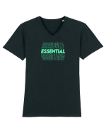 Essential  Tricou mânecă scurtă guler V Bărbat Presenter