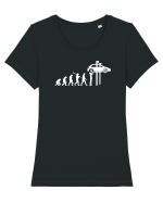 Mechanic Evolution Tricou mânecă scurtă guler larg fitted Damă Expresser