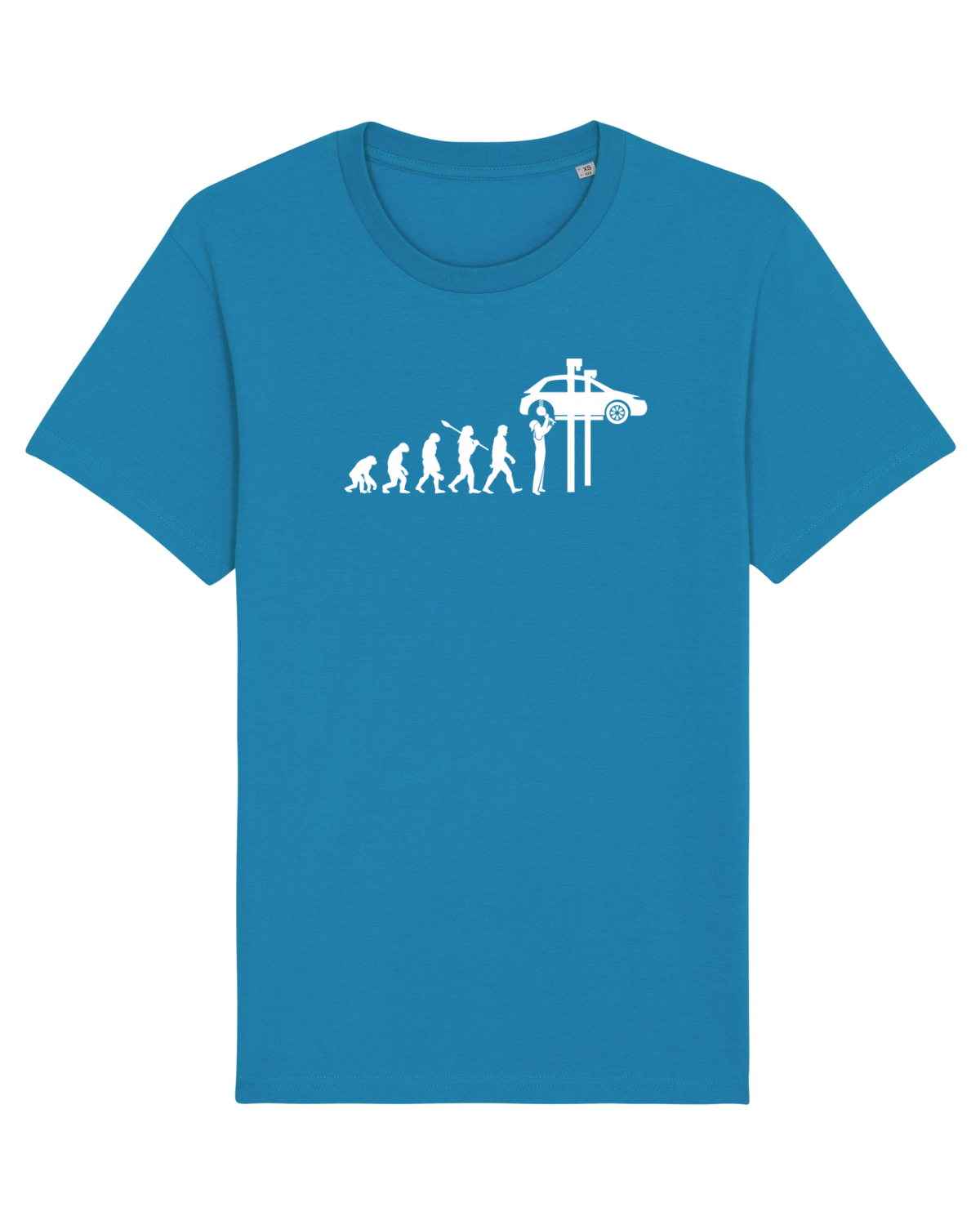 Tricou mânecă scurtă Unisex Rocker Azur