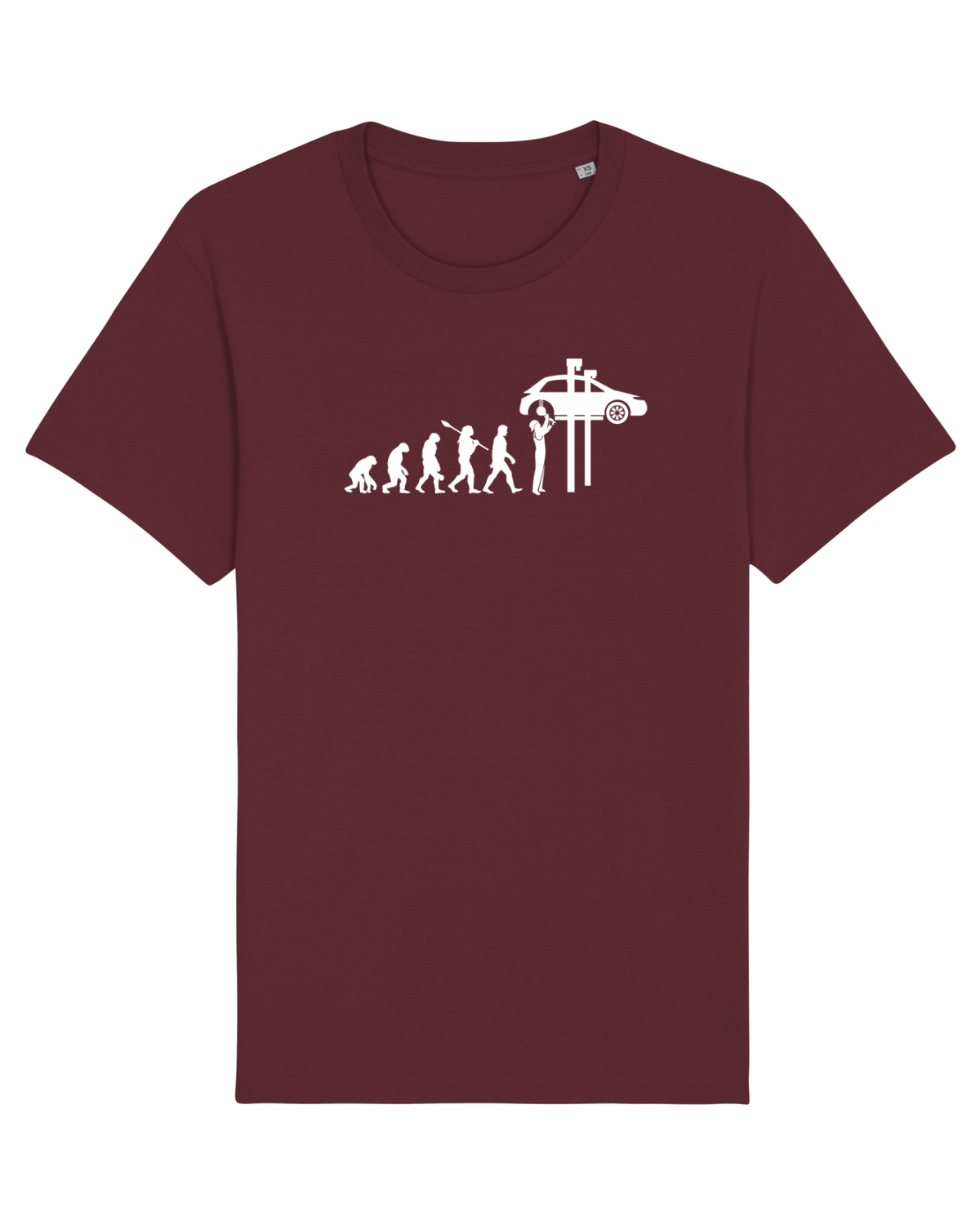 Tricou mânecă scurtă Unisex Rocker Burgundy