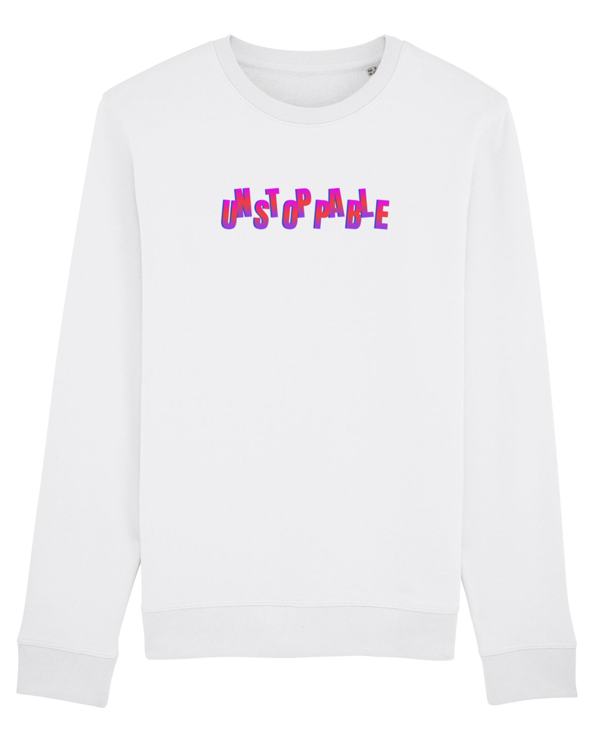 Bluză mânecă lungă Unisex Rise White