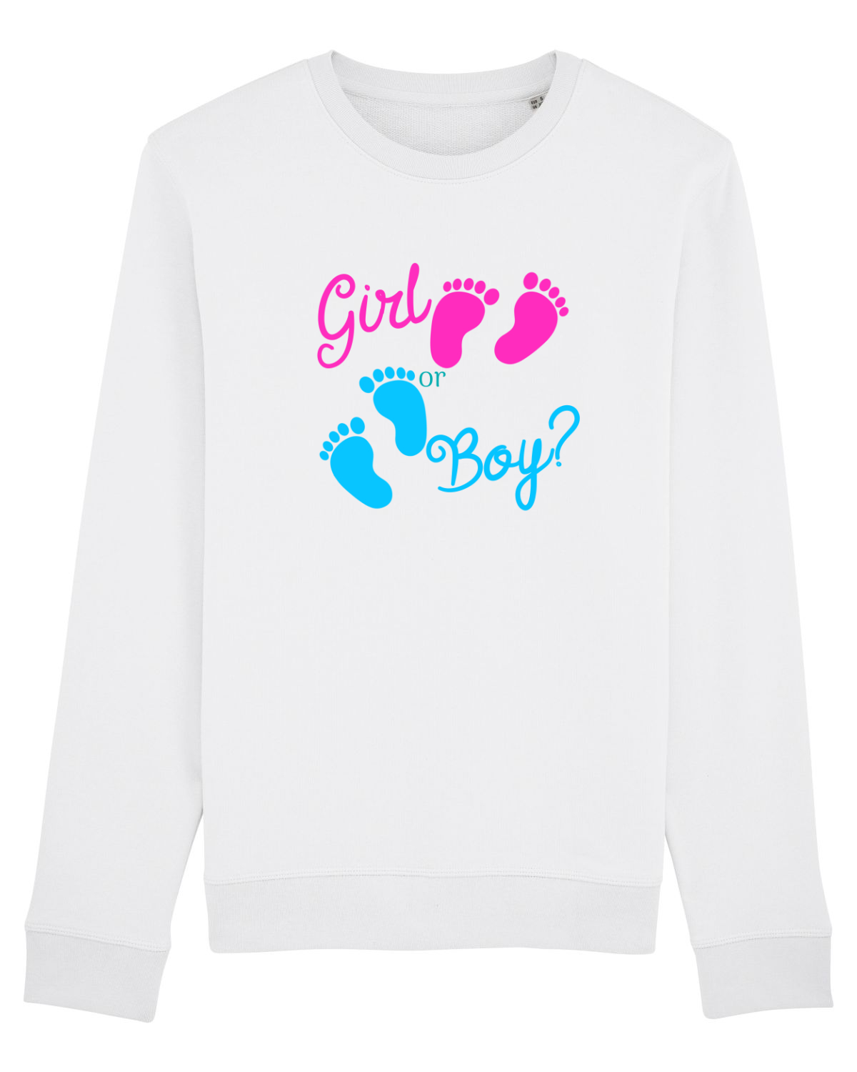 Bluză mânecă lungă Unisex Rise White