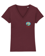 Los Pollos Hermanos Tricou mânecă scurtă guler V Damă Evoker
