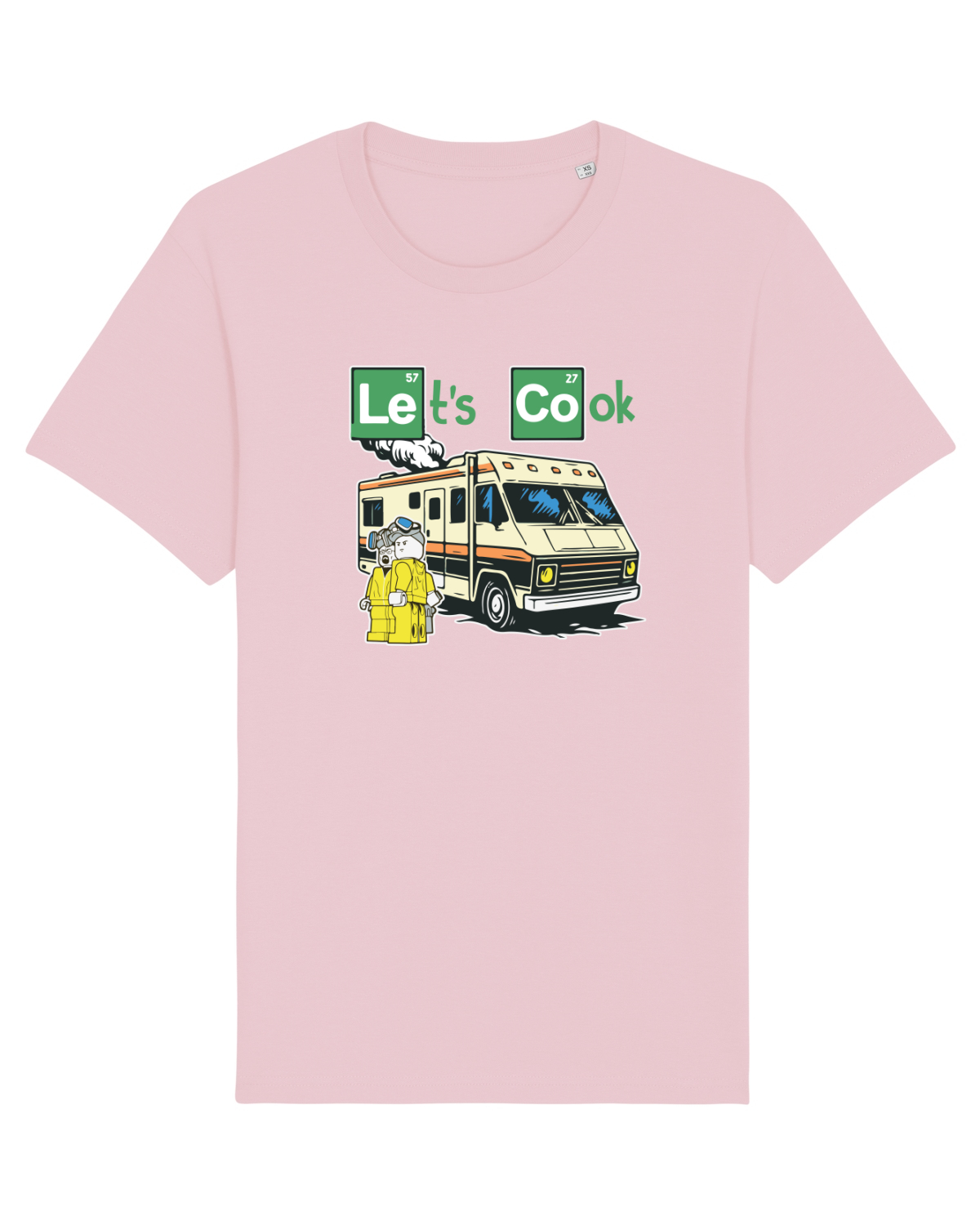 Tricou mânecă scurtă Unisex Rocker Cotton Pink