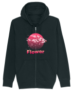 Flower  1 Hanorac cu fermoar Unisex Connector