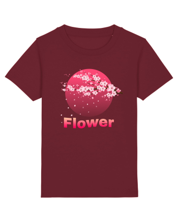 Flower  1 Burgundy