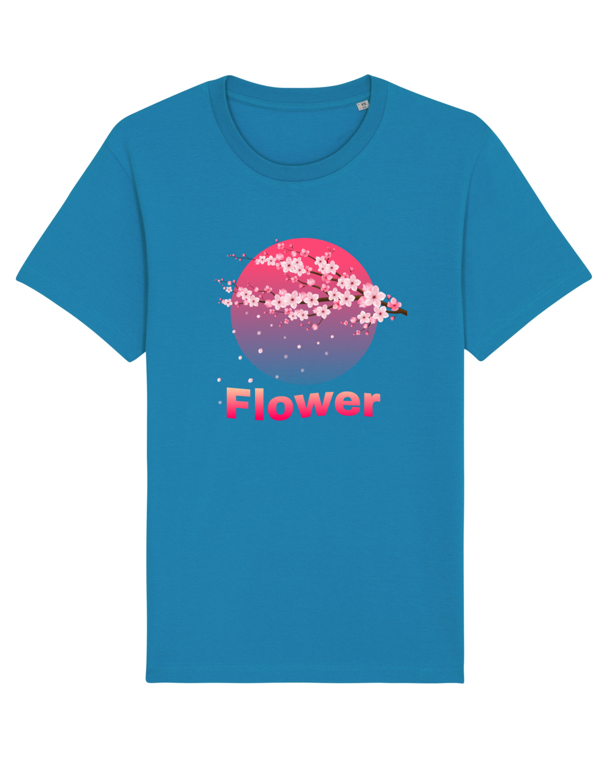 Tricou mânecă scurtă Unisex Rocker Azur