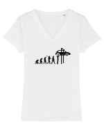 Mechanic Evolution Tricou mânecă scurtă guler V Damă Evoker