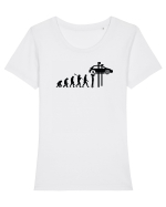 Mechanic Evolution Tricou mânecă scurtă guler larg fitted Damă Expresser