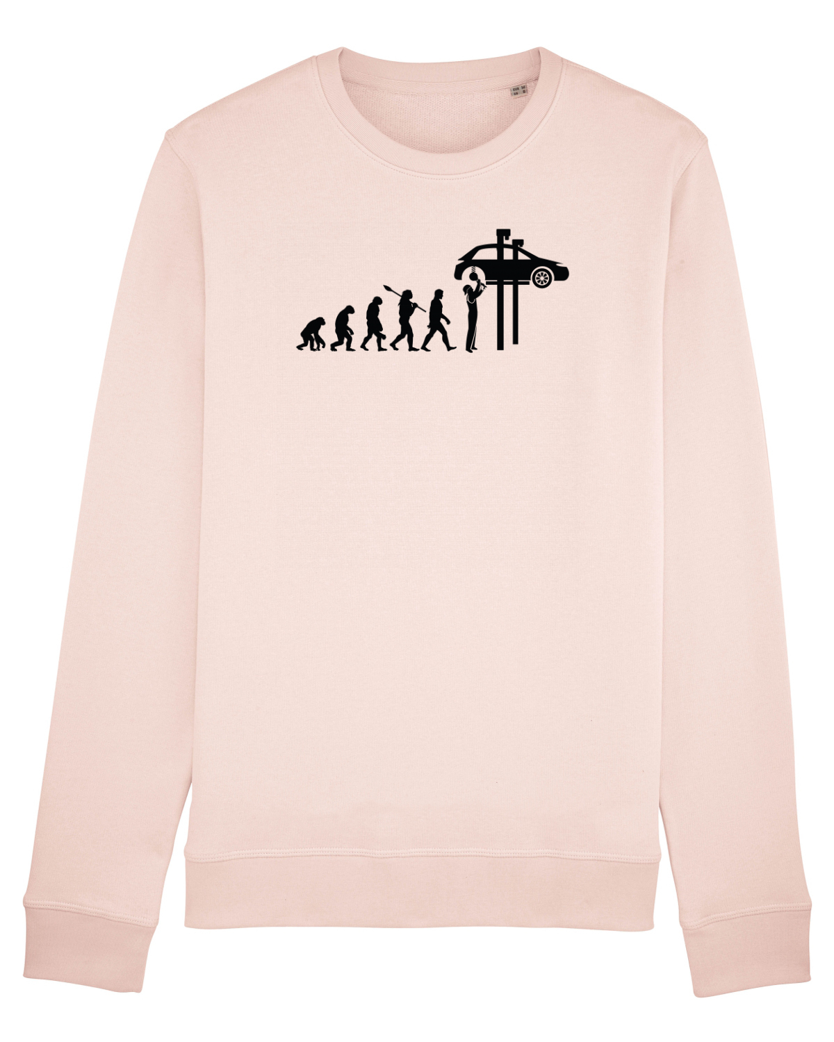 Bluză mânecă lungă Unisex Rise Candy Pink
