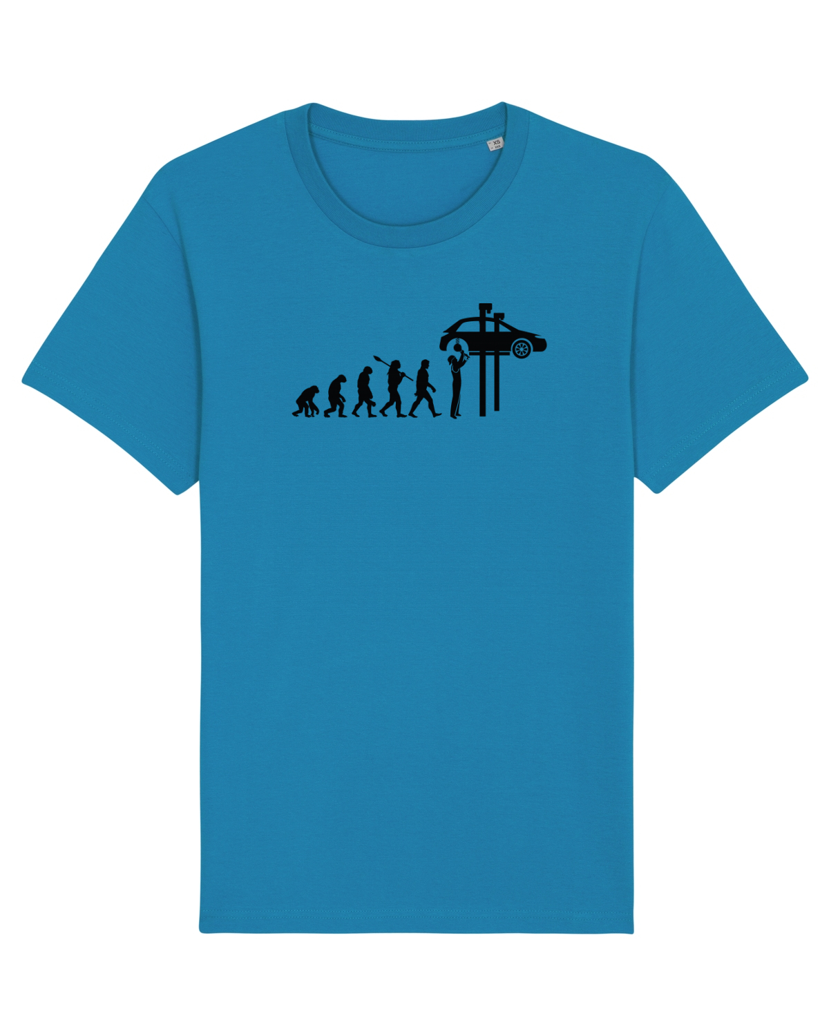 Tricou mânecă scurtă Unisex Rocker Azur