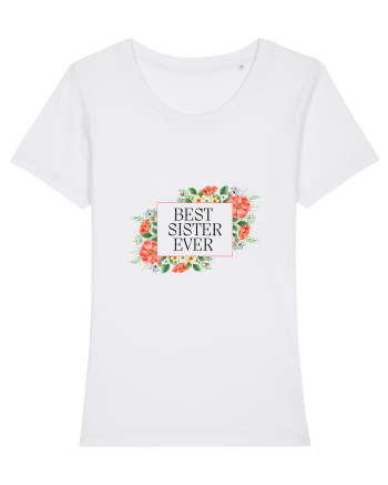 Best Sister Ever 1  White