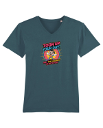 TOON UP YOUR DAY - MAY THE LAUGHS BE WITH YOU! Tricou mânecă scurtă guler V Bărbat Presenter