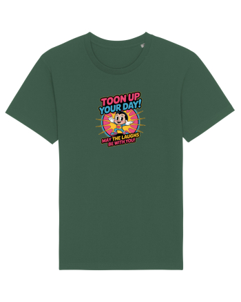 TOON UP YOUR DAY - MAY THE LAUGHS BE WITH YOU! Bottle Green
