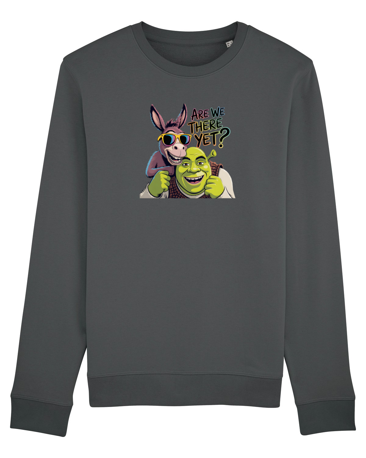 Bluză mânecă lungă Unisex Rise Anthracite