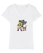 ARE WE THERE YET? - MAI AVEM PANA AJUNGEM? 2 Tricou mânecă scurtă guler V Damă Evoker