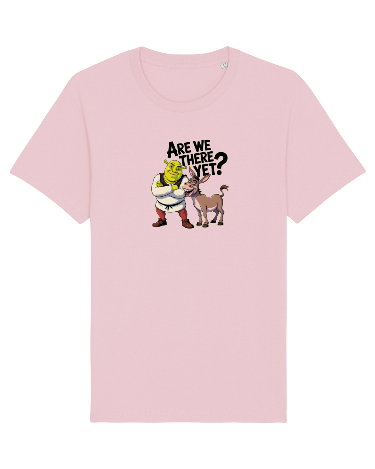 Tricou mânecă scurtă Unisex Rocker Cotton Pink