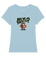 ARE WE THERE YET? - MAI AVEM PANA AJUNGEM? 3 Tricou mânecă scurtă guler larg fitted Damă Expresser