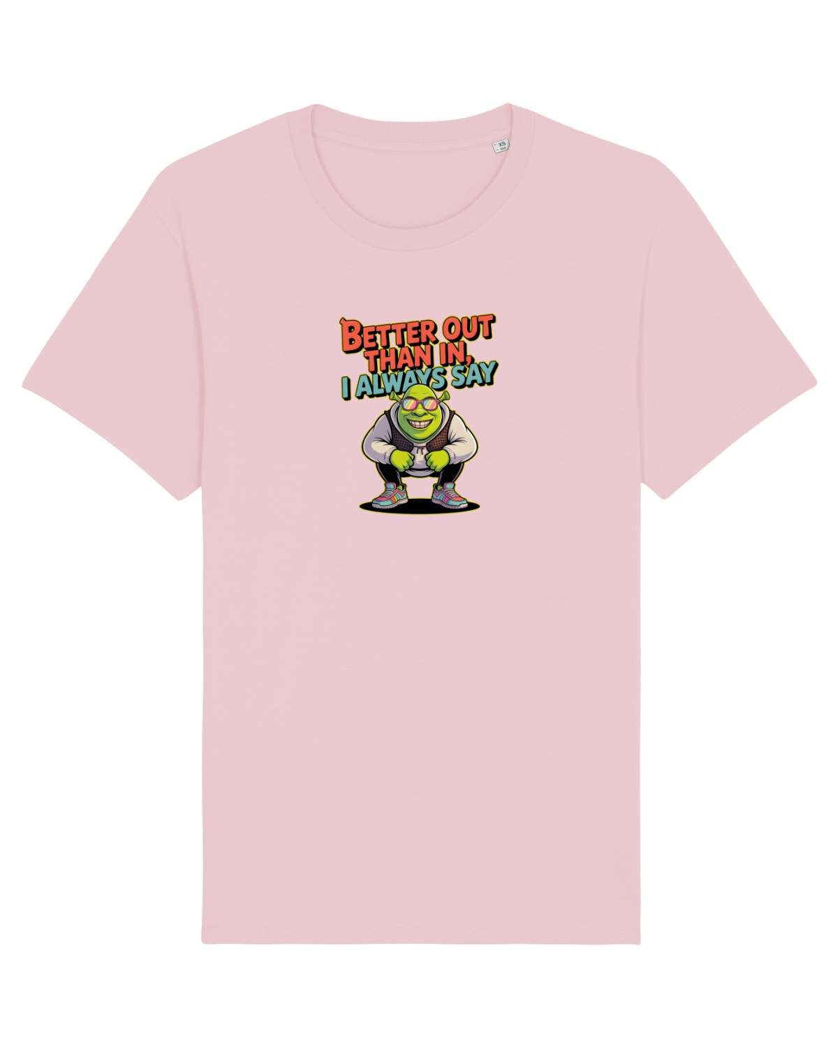 Tricou mânecă scurtă Unisex Rocker Cotton Pink
