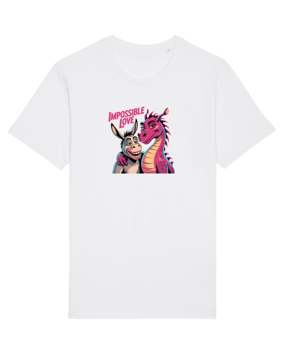Tricou mânecă scurtă Unisex Rocker White
