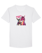 IMPOSSIBLE LOVE - IUBIRE IMPOSIBILA - magar & dragonita Tricou mânecă scurtă guler larg Bărbat Skater