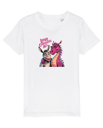 LOVE CONQUERS ALL - IUBIREA INVINGE TOTUL - magar & dragonita White
