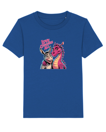 LOVE CONQUERS ALL - IUBIREA INVINGE TOTUL - magar & dragonita Majorelle Blue