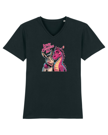 LOVE CONQUERS ALL - IUBIREA INVINGE TOTUL - magar & dragonita Black