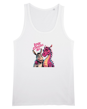 LOVE CONQUERS ALL - IUBIREA INVINGE TOTUL - magar & dragonita White