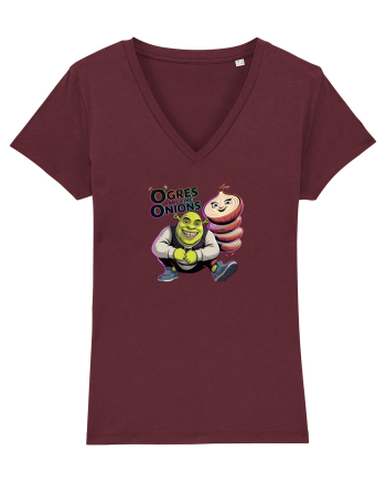 OGRES ARE LIKE ONIONS - Capcaunii sunt ca ceapa, au multe straturi Burgundy