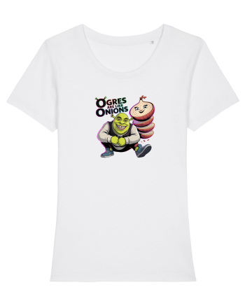 OGRES ARE LIKE ONIONS - Capcaunii sunt ca ceapa, au multe straturi White