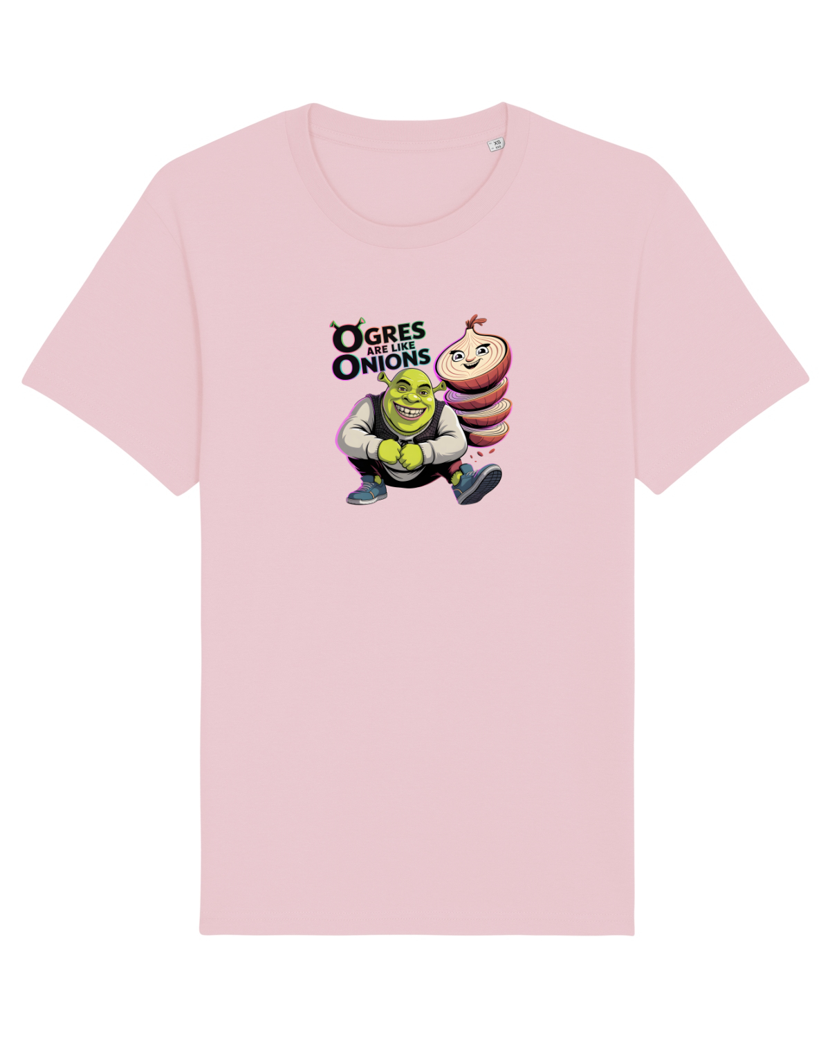 Tricou mânecă scurtă Unisex Rocker Cotton Pink