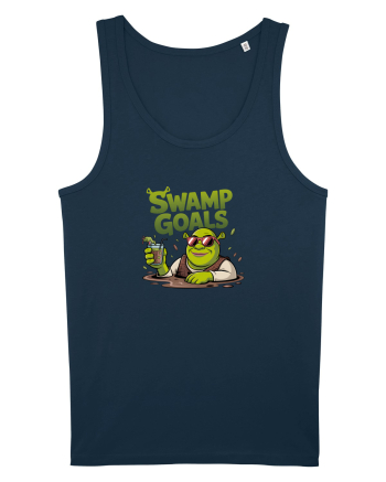 SWAMP GOALS - COCKTAIL IN PISCINA Navy
