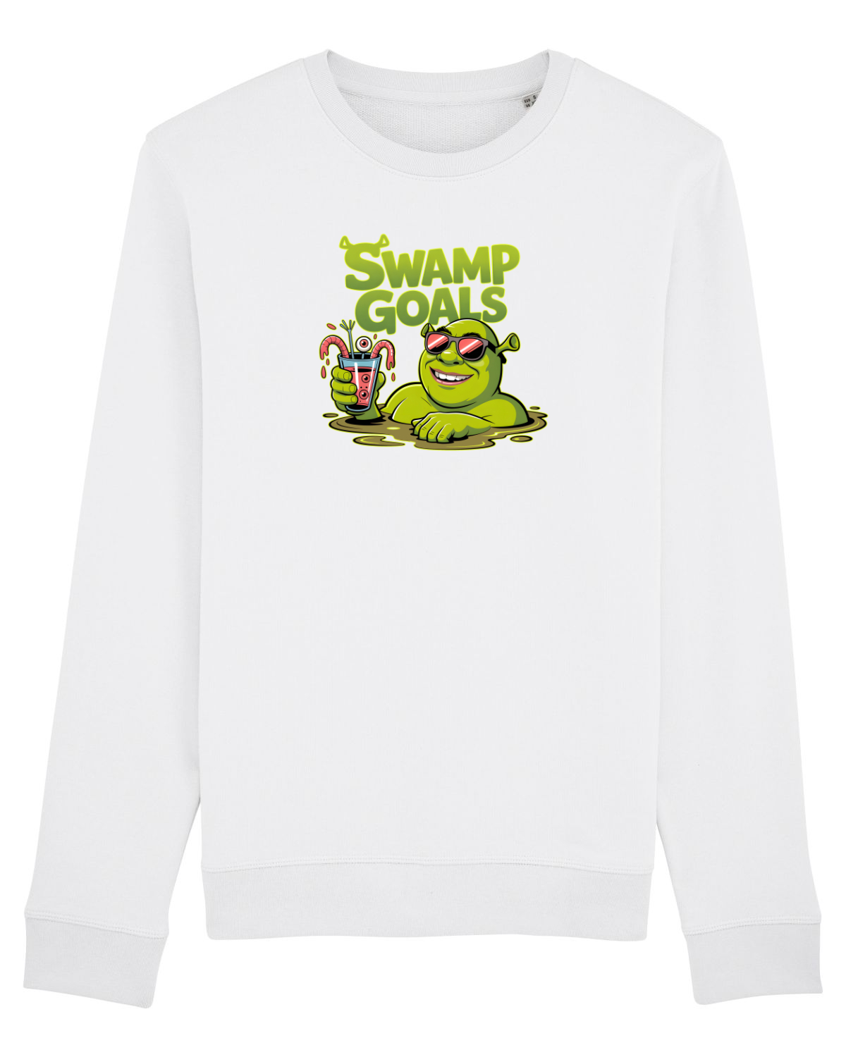 Bluză mânecă lungă Unisex Rise White
