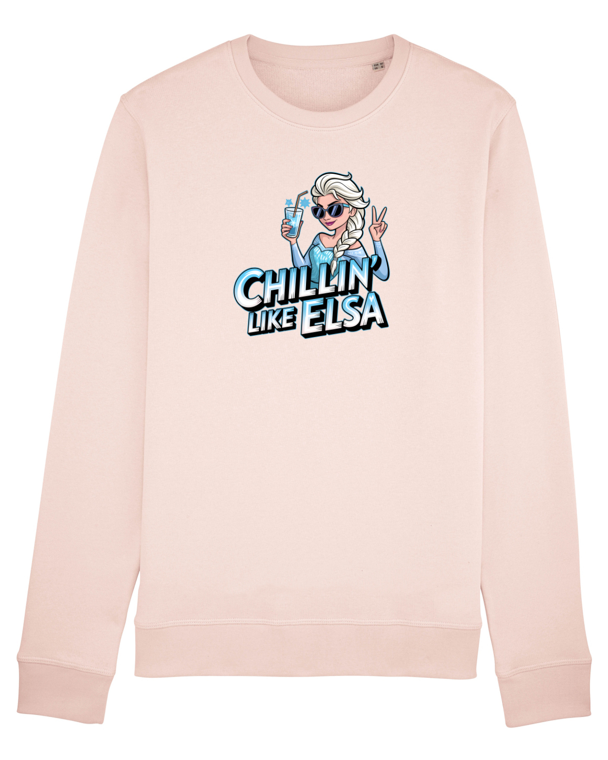 Bluză mânecă lungă Unisex Rise Candy Pink