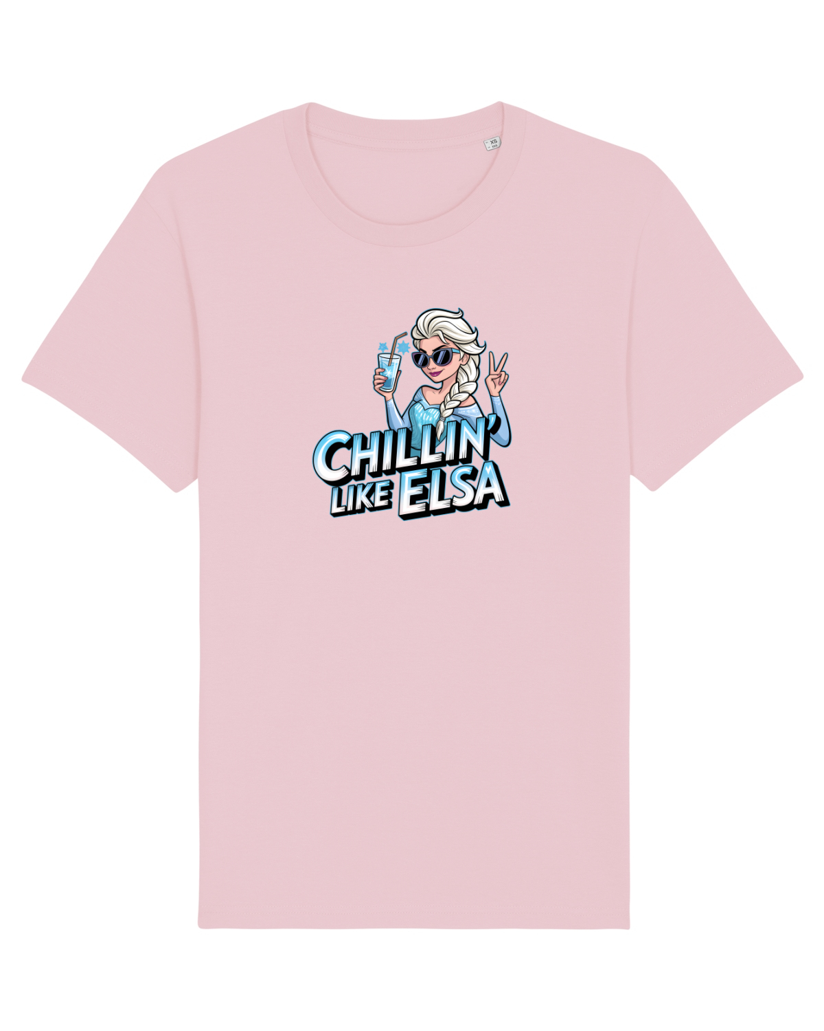 Tricou mânecă scurtă Unisex Rocker Cotton Pink