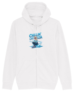 CHILLIN` LIKE ELSA - GHEATA - IARNA Hanorac cu fermoar Unisex Connector