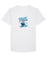 CHILLIN` LIKE ELSA - GHEATA - IARNA Tricou mânecă scurtă guler larg Bărbat Skater