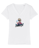 LET IT GO! Tricou mânecă scurtă guler V Damă Evoker