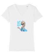 LET IT GO! 2 Tricou mânecă scurtă guler V Damă Evoker