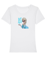 LET IT GO! 2 Tricou mânecă scurtă guler larg fitted Damă Expresser