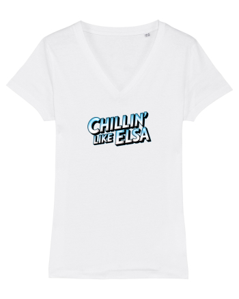 CHILLIN` LIKE ELSA 1 White