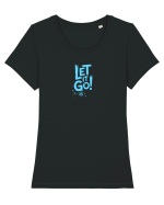 LET IT GO! 1 Tricou mânecă scurtă guler larg fitted Damă Expresser