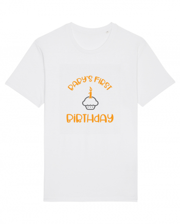 Baby's First Birthday White