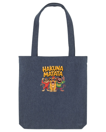 HAKUNA MATATA - NO WORRIES - FARA GRIJI Midnight Blue