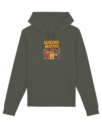 HAKUNA MATATA - NO WORRIES - FARA GRIJI Khaki