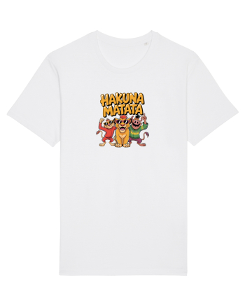 HAKUNA MATATA - NO WORRIES - FARA GRIJI White
