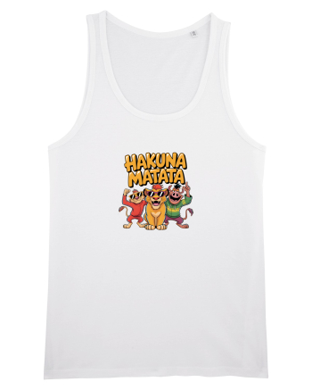 HAKUNA MATATA - NO WORRIES - FARA GRIJI White